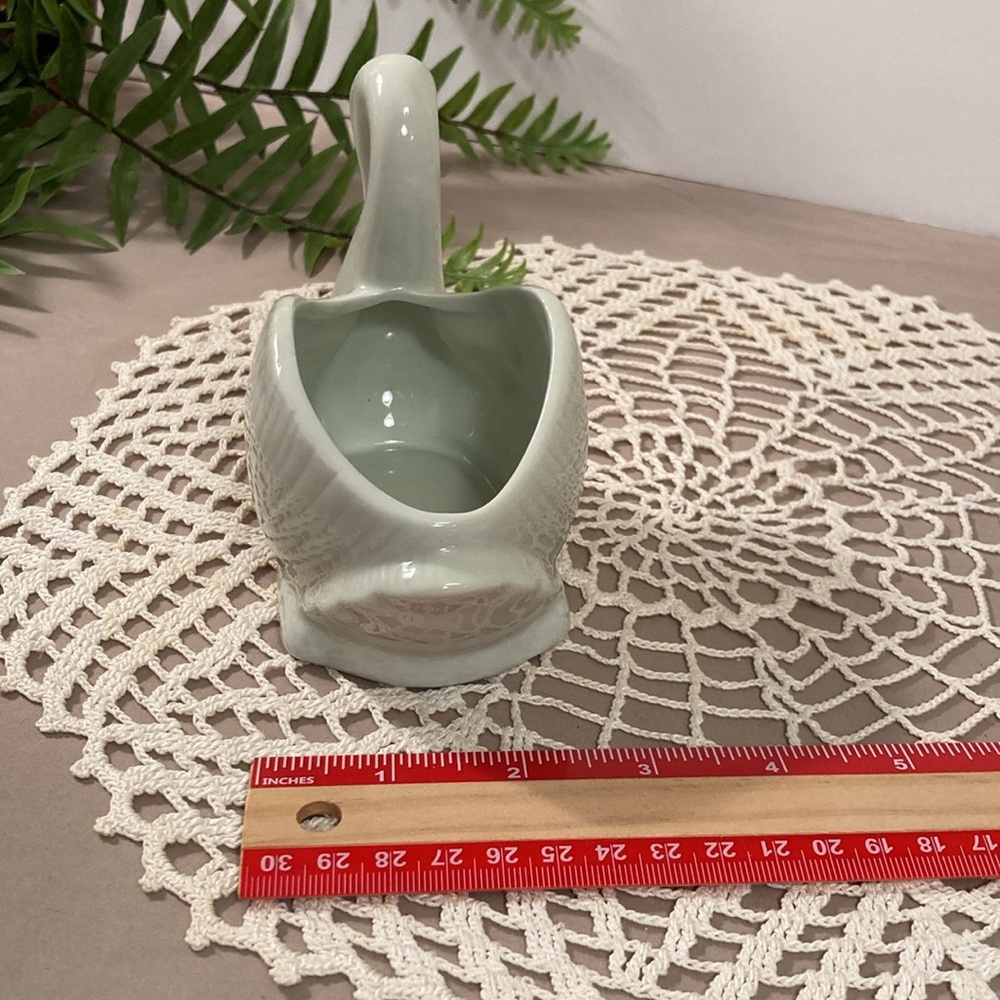 Vintage Graceful Swan Ceramic Planter - Picture 14 of 14